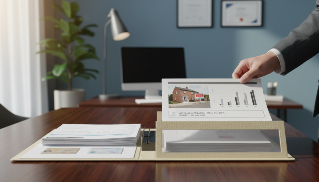 Document checklist for a bad credit buy to let mortgage application.