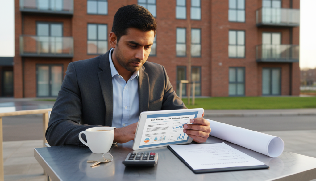 New build BTL mortgage documents and property finance review for a UK landlord