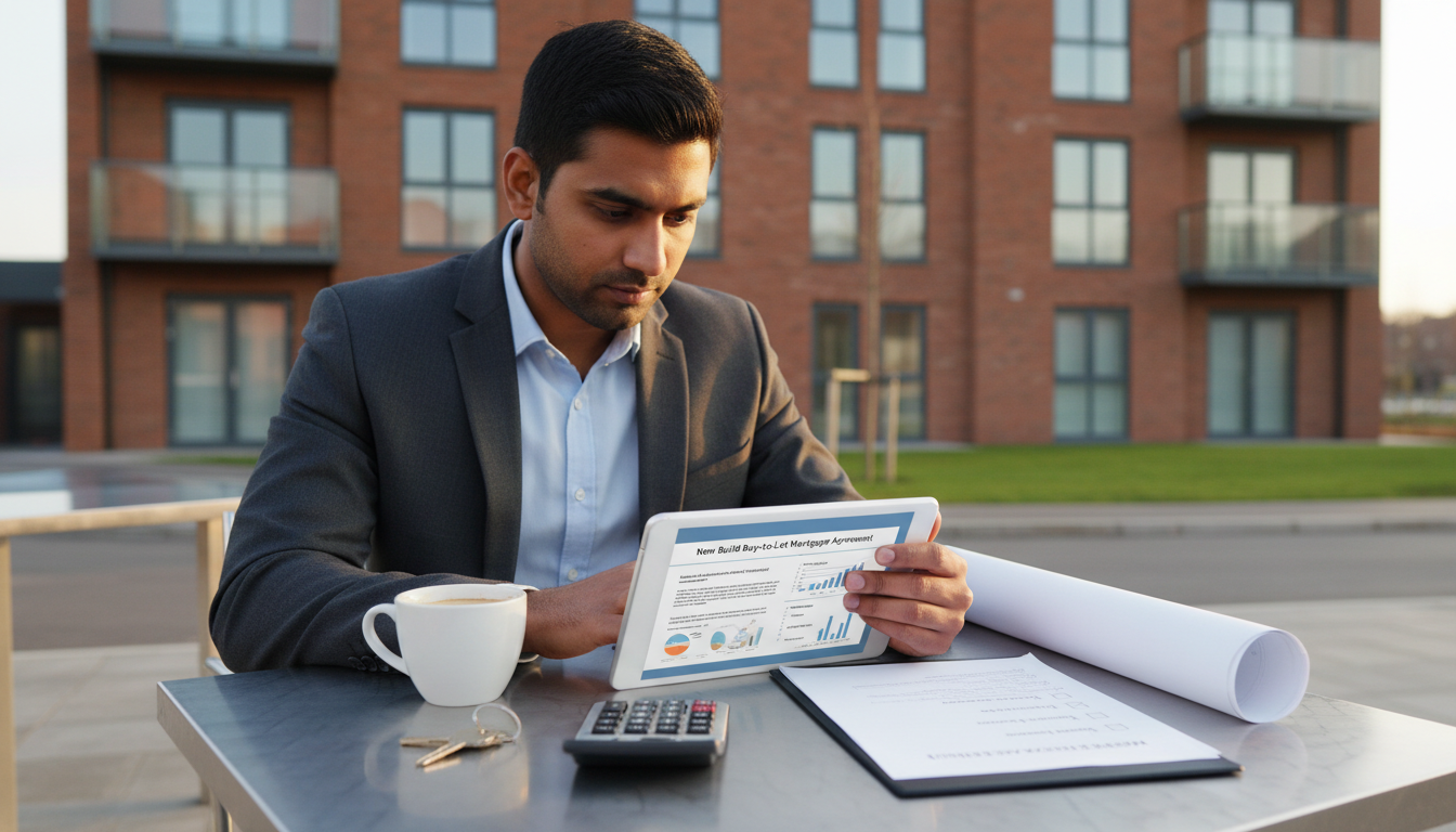 New build BTL mortgage documents and property finance review for a UK landlord
