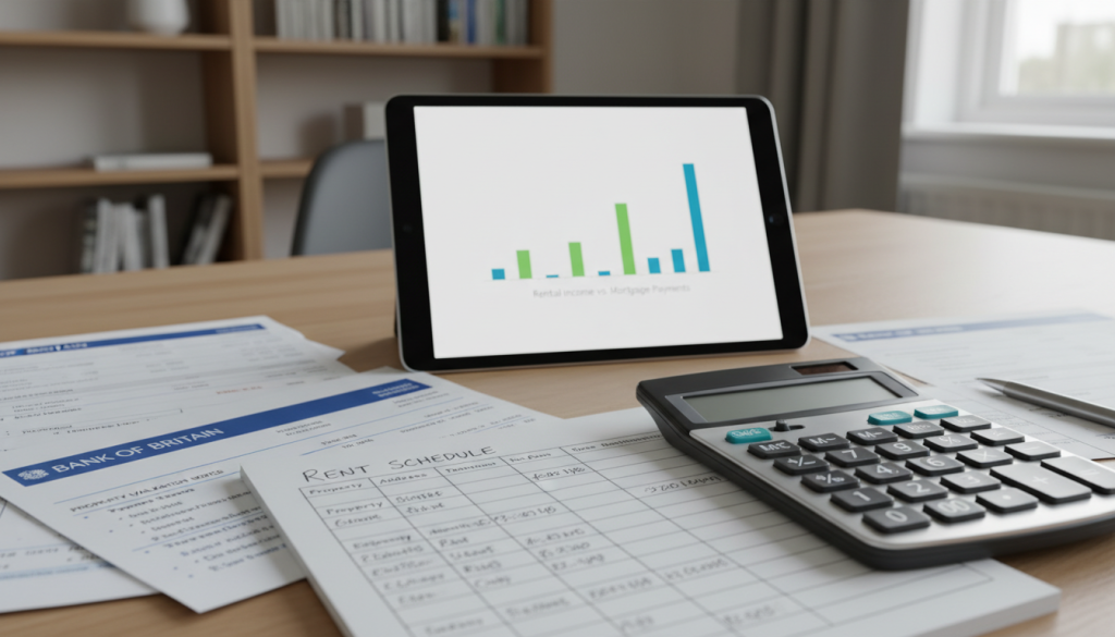 Rental stress test calculation for a buy to let mortgage application